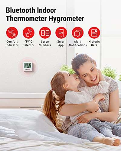 ThermoPro TP357 Bluetooth Hygrometer Mini Room Thermometer £9.59 via Sold by My iTronics / Fulfilled By Amazon