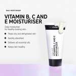 The INKEY List Vitamin B, C and E Lightweight Daily Face Moisturiser to Keep Skin Healthy 50ml