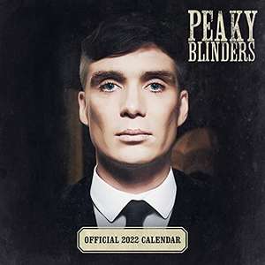 Official Peaky Blinders 2022 Calendar - Month To View Square Wall Calendar £3.50 prime + £4.49 non prime @ Amazon