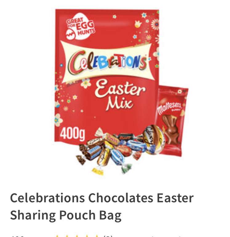 Celebrations Chocolates Easter Sharing Pouch Bag £3 @ Asda