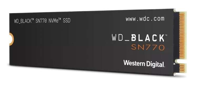2TB - WD BLACK SN770 SSD M.2 2280 NVMe PCI-E Gen 4 Solid State Drive, up to 5150/4850 MBps R/W - £119.99 delivered @ Ebuyer
