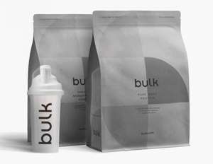 Bulk Pure Whey Protein 1kg (Multiple Flavours) + 500g Creatine Monohydrate + Protein Shaker Bottle - £19.99 + £3.95 Delivery @ Bulk