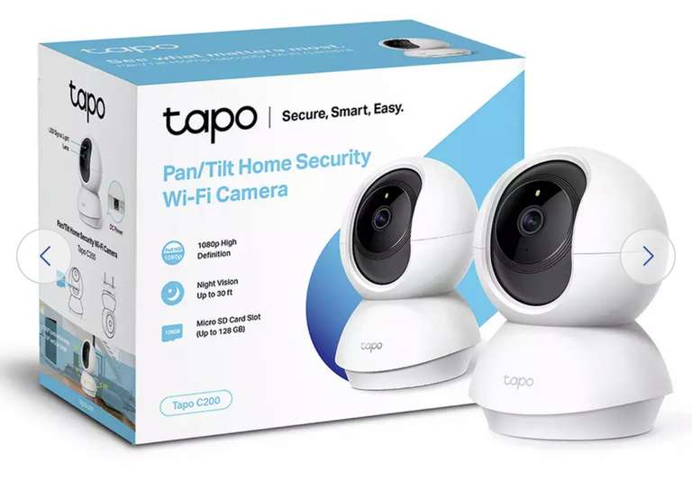 TP-Link Tapo C200 1080P Wi-Fi Smart Indoor Security Camera466/7999 - Free C&C