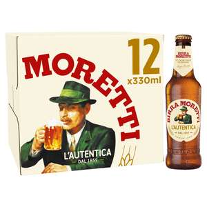 Birra Moretti 12 x 330ml Bottles