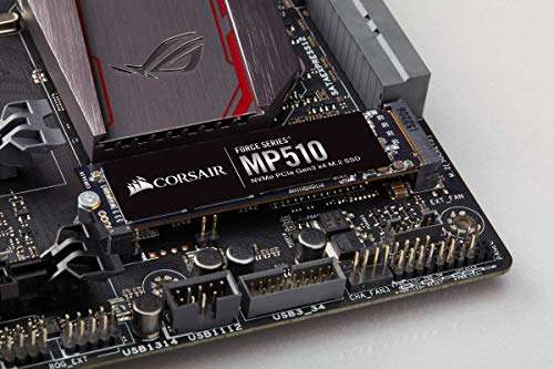 480GB - Corsair MP510 PCIe Gen 3 x4 NVMe SSD - 3480MB/s, 3D TLC, 512MB Dram Cache, 800 TBW - £22.98 Delivered @ Ebuyer UK Limited / Amazon