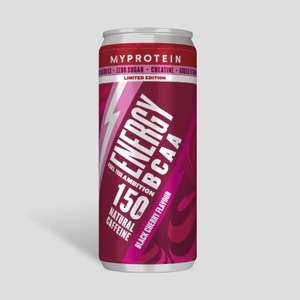 Myprotein Black Cherry BCAA energy drink - sample 75p (6 for £4.50) + £3.99 Delivery with code @ My Protein