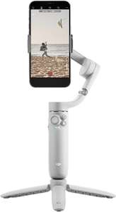 DJI OM 5 Smartphone Gimbal Stabilizer, 3-Axis Phone Gimbal, Built-In Extension Rod - £109 @ Amazon