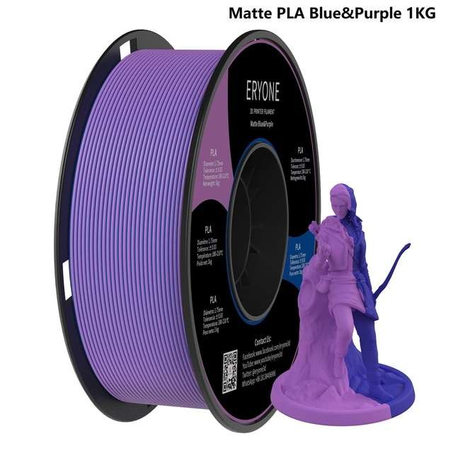 3 Spools of Eryone Dual Colour 3D Printer Filament 1.75mm (£16.21/kg) £48.64 delivered with code @ AliExpress Eryone Direct Store