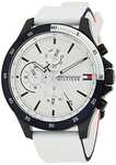 Tommy Hilfiger Analogue Multifunction Quartz Watch for Men with White Silicone Bracelet - 1791723 - £64.99 @ Amazon