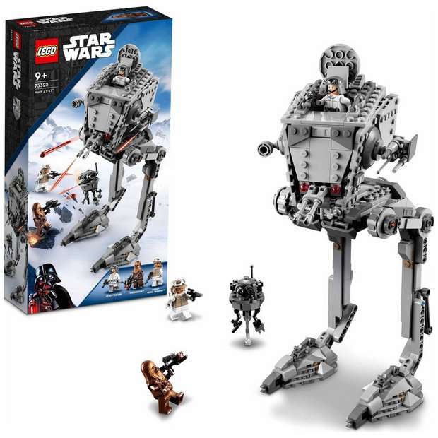 LEGO Star Wars 75322 Hoth AT-ST Walker & Chewbacca Set £30 at Sainsbury’s Denton