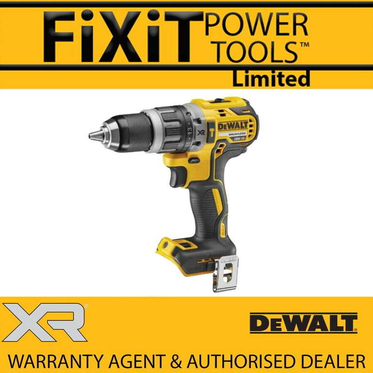 DeWALT DCD796N DCD796 18v Li-Ion XR Brushless 2 speed Combi Drill Body Only NEW - £63.75 delivered @ fixit_power_tools_uk / eBay