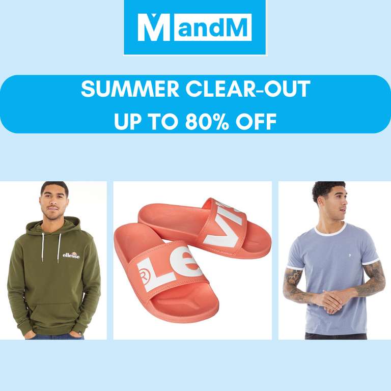 Summer Sale Clear Out - Up to 80% Off (Brands like Reebok, Levi's, French Connection are involved)