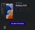 Samsung a14 5g on Three with Unlimited Mins / Text / Data - £17pm for 24 months no upfront with code