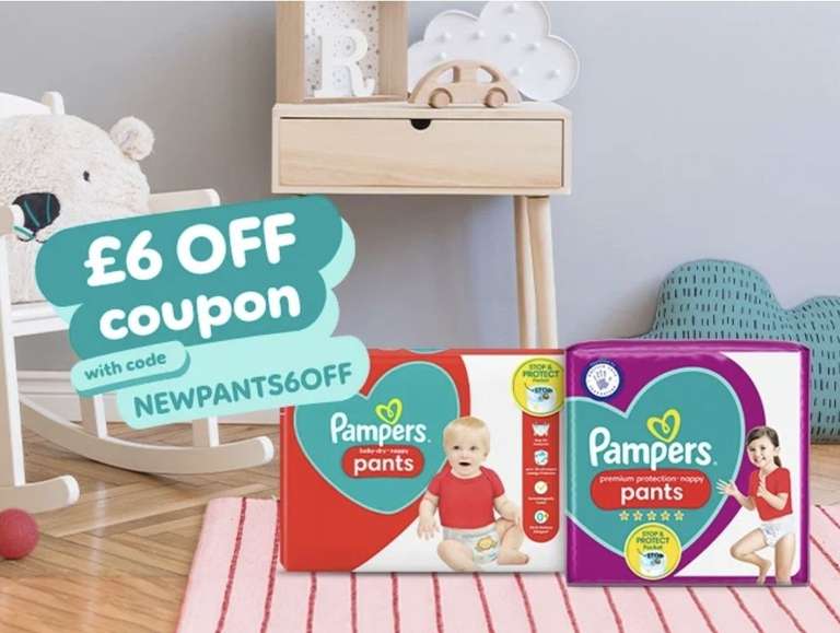 Download Pampers App for FREE £6 Voucher