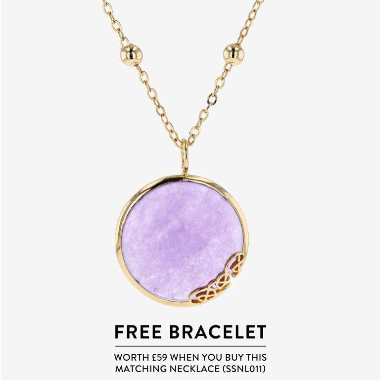 Nephrite Jade Necklace + Free Bracelet