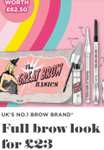 One Day Only Offer The Great Brow Basics Brow Value Set - £23 + £2.95 delivery @ Benefit Cosmetics
