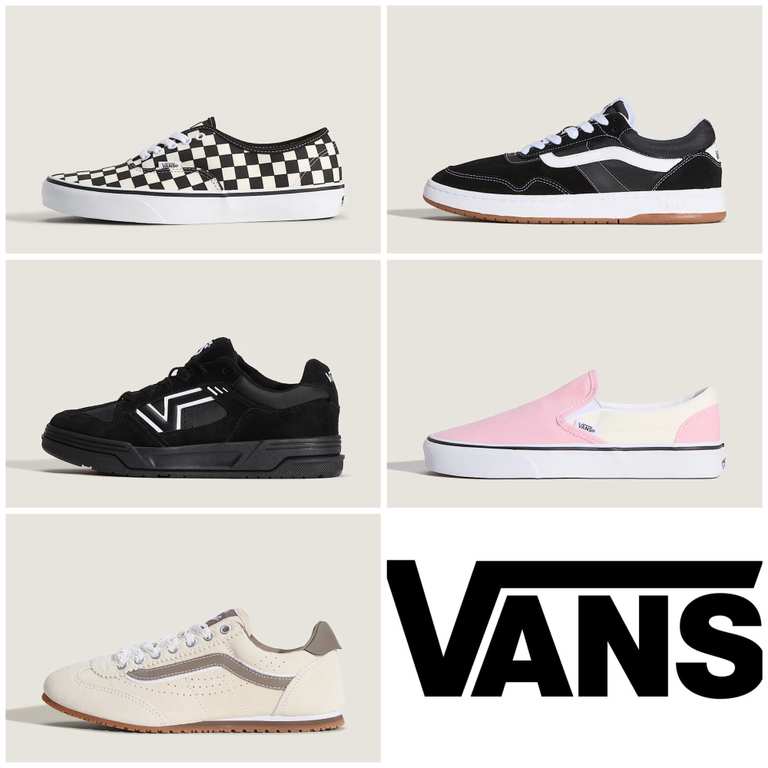 Now Up to 50% Off VANS Sale + Extra 10% Off With Code (Over 800 Lines) + Free Delivery To Collection Point For Members