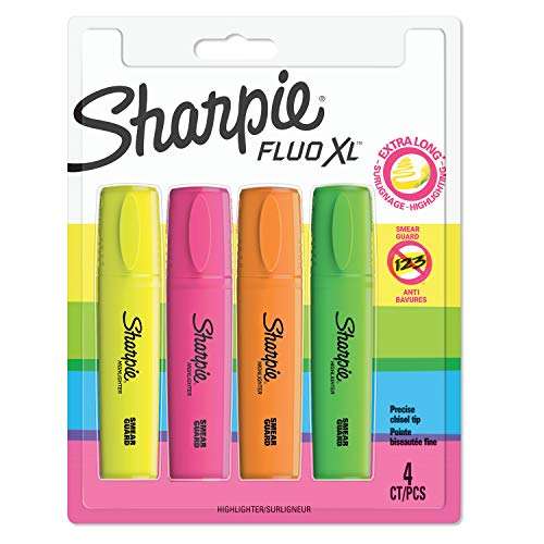 Sharpie Fluo XL Highlighters, Chisel Tip, Assorted Fluorescent £2.00 / £1.90 Subscribe & Save @ Amazon