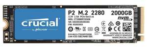 Crucial P2 2TB 3D NAND NVMe PCIe M.2 SSD V - £123.99 @ Box