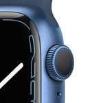 Apple Watch Series 7 (GPS, 45mm) - Blue Aluminium Case with Abyss Blue Sport Band - Regular - £389 @ Amazon