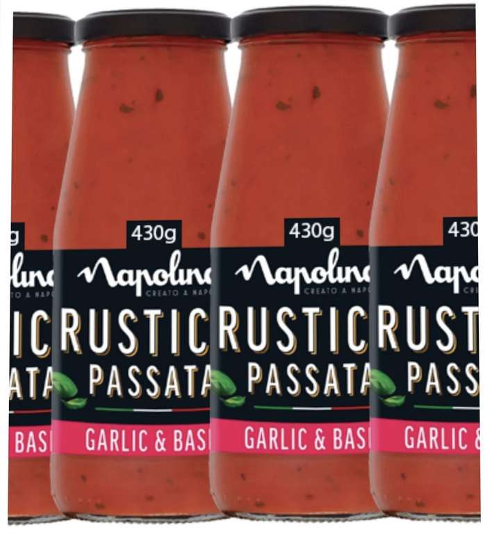 4 x 430g Napolina Rustica pasta sauce £1 @ Farmfoods
