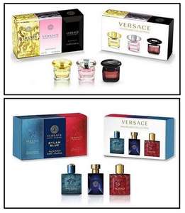 Versace Men's / Women's Trio Miniature Set 15ml (Members Price) + Free Click & Collect