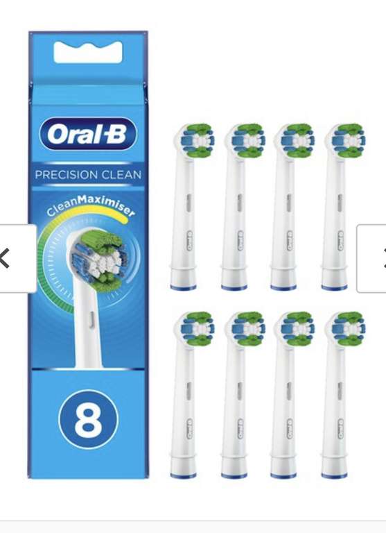Pack of 8 Oral-B Precision Clean Brush Heads £12 @ Morrisons