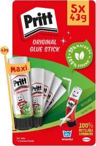 Pritt Maxi Glue Stick (Pack of 5 x 43g)