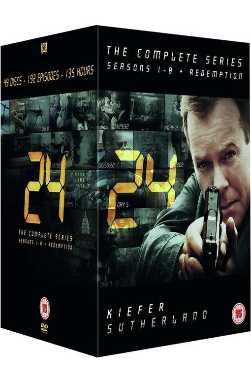 24 - Seasons 1-8 plus Redemption DVD (used) - £8 with free click and collect @ CeX