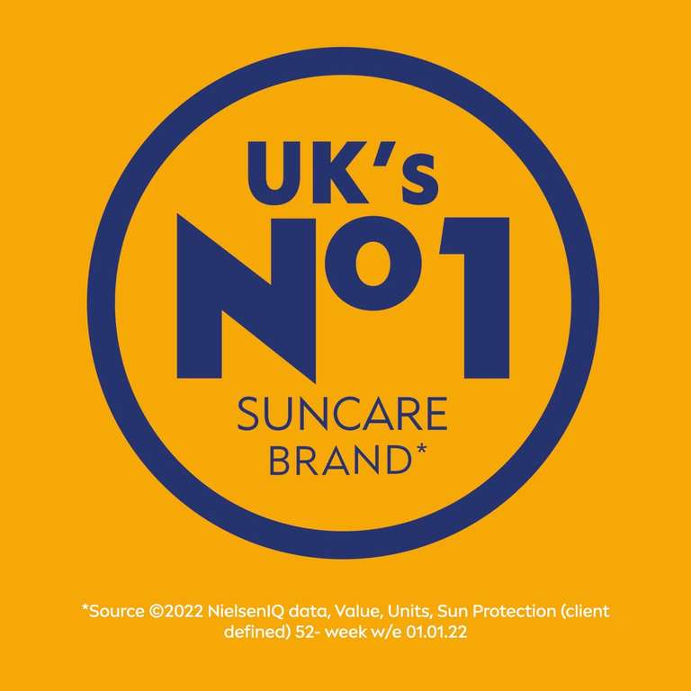 3 x NIVEA SUN Protect & Moisture Sun Spray 200ml (Eg 2 x SPF 50+ & 1 x SPF 20) - £11.22 / £10.23 S&S + voucher