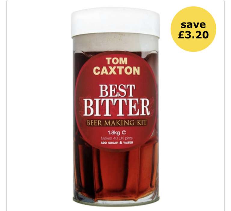Caxton Best Bitter Beer Brewing Kit 1.8kg Free C&C (Limited stores)