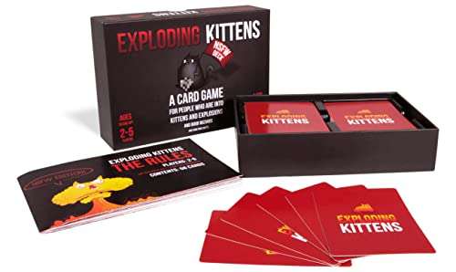 Exploding Kittens NSFW by Exploding Kittens - Card Games for Adults & Teens - A Russian Roulette Card Game (Packaging may vary)