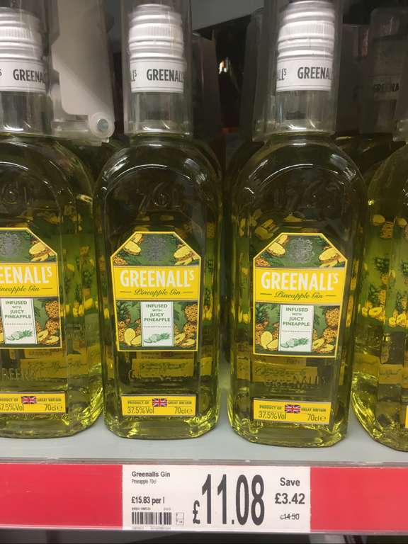 Greenall's Pineapple Gin 70cl 37.5% (Chester, Greyhound Park)