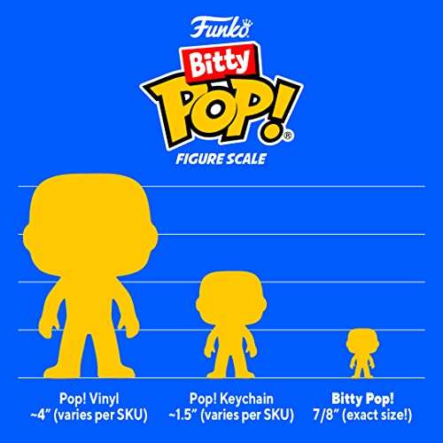 Funko Bitty POP! Star Wars - Darth Vader, TIE Fighter Pilot, Stormtrooper and A Surprise Mystery Mini Figure (2.2 Cm) Display Shelf Included