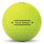 TITLEIST - 12 Pack -Unisex Tour Speed Golf Ball, Yellow, One Size UK