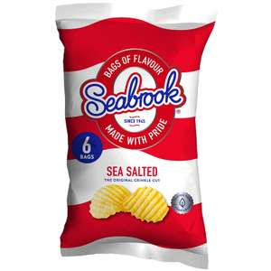 Seabrook 6 pack £1 at B&M (Sea Salted, Salt & Vinegar and Beef) - Derby