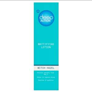 Superdrug Deep Action Mattifying Lotion 30ml / Soothing Overnight Jelly Mask 50ml (Any 2 for 90p) + Free C&C (Stock at Selected Stores)