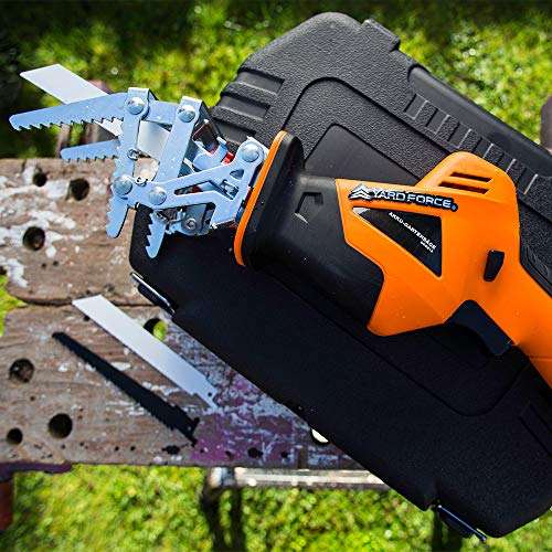 Yard Force 20V Cordless Garden Saw with Multiple Blades, Clamping Jaw, 2.0Ah Lithium-Ion Battery & Charger LS C08 £32.84 delivered @amazon