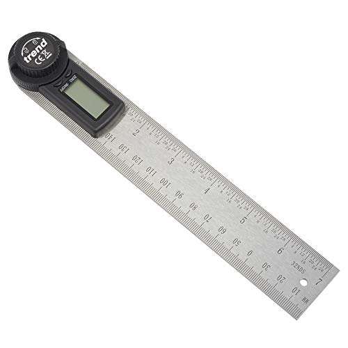 Trend 7 inch Digital Angle Finder Ruler, Precise Internal & External Measurements, DAR/200