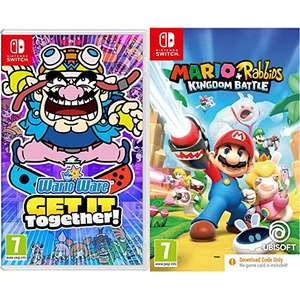 Warioware: Get It Together! (Nintendo Switch) + Mario + Rabbids Kingdom Battle (Code in Box) (Nintendo Switch)