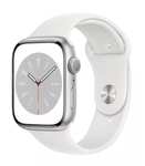 Apple Watch Series 8 GPS, 45mm, Regular, Silver Smart Watch