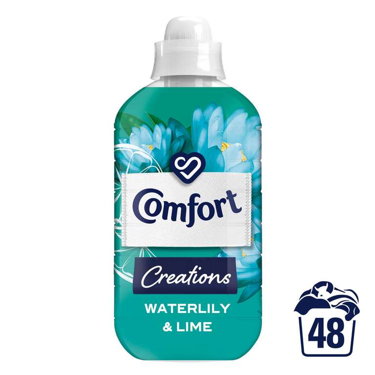 Comfort Creations Fabric Conditioner Waterlily & Lime/Passion Bloom 48 washes 1440ml