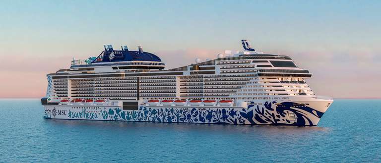 2 Adults *Full Board* 7 Night MSC Euribia Cruise (£380pp) From Southampton to: Hamburg, Paris, Netherlands, Belgium - 15th March (w/code)