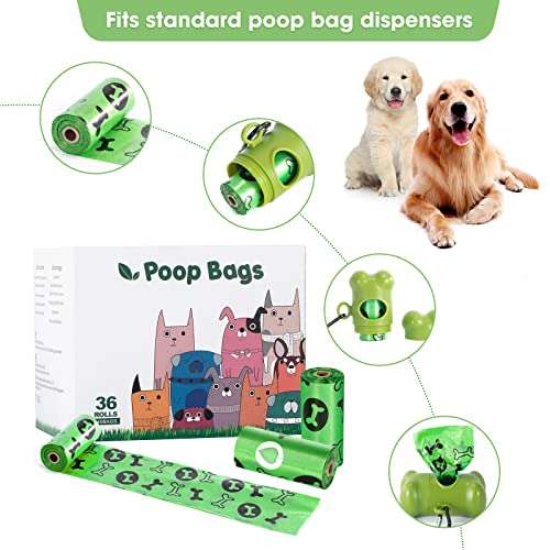 540 Biodegradable Doggie Bags - £8.99 With Voucher @ Dispatches from Amazon Sold by Osmanthus fragrans Co., Ltd