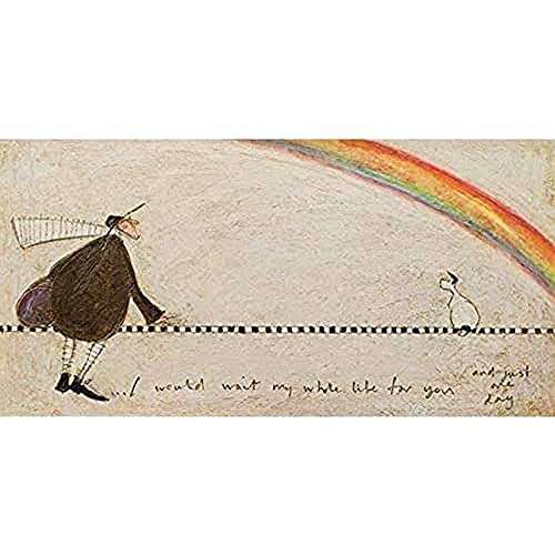 Sam Toft WDC91099 I Would Wait My Whole Life For You Canvas Print, £29.80 @ Amazon