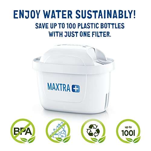 BRITA Marella fridge water filter jug for reduction of chlorine, limescale & impurities, Includes 12 x MAXTRA+ cartridges £42.74 @ Amazon