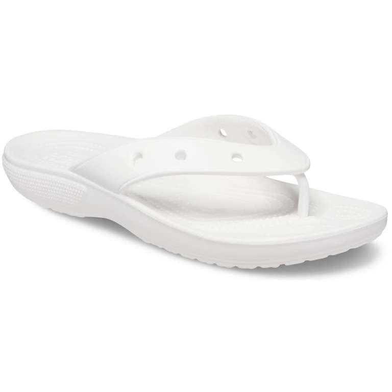 Crocs Unisex's Classic Flip Flops (White) 3 UK Men / 4 UK Women £7.15 VG / £7.25 Like New - Amazon Warehouse