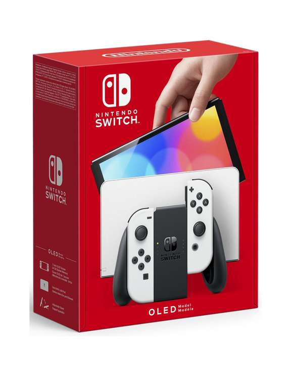 Nintendo Switch OLED Console - White - £259.99 With Code (New Customers Only)