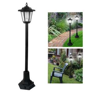 Set of 2 Solar Lamp Posts £14 free delivery @ Weeklydeals4less
