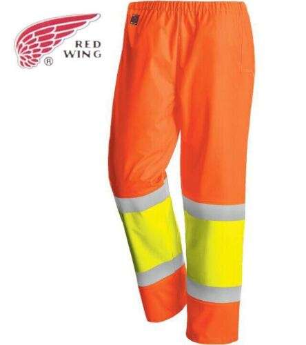 Hi Viz Waterproof Over Trousers 3XL 4XL Orange Safety Work Rain Motorcycle £8.86 with code @ dealofthedayuk / eBay